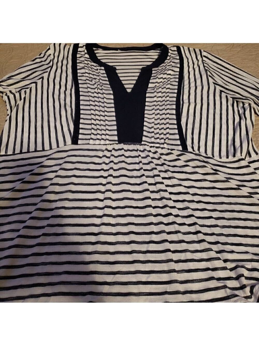MISSY Senora Courant - Navy and White striped knit - Picture 3 of 3
